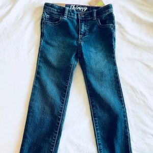Girls size 4T skinny jean with adjustable waist
